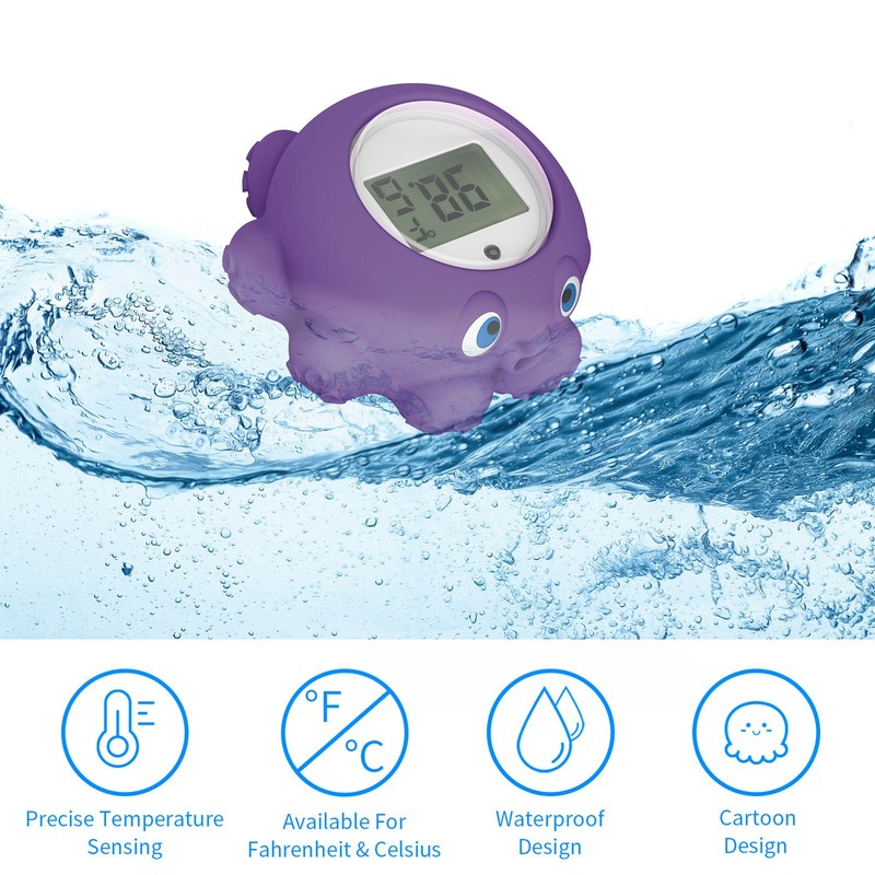 Baby Bath Thermometer Floating Toy Infant Bath Safety Water Temperature