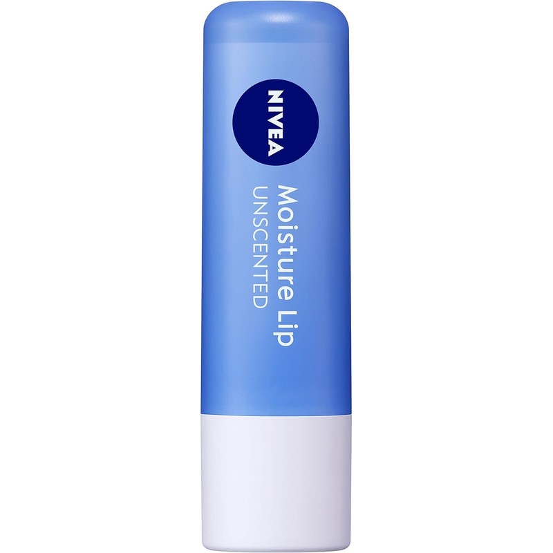 Kao Nivea Moisture Lip Unscented, 0.1 oz (3.9 g) +