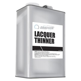 Nanoskin LACQUER THINNER 1 Gallon - Professional Strength, General Purpose, Medium-Dry Lacquer Thinner | Thins Clear and Pigmented Lacquers and Epoxies | Cleans Sprayers, Tools, Brushes and Equipment