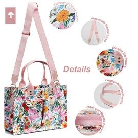 ESVAN Tote Bag for Women Purse Crossbody Bags for Work Diaper Travel Messenger Laptop Bag Handbags