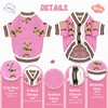 ABRRLO Small Dog Sweaters Cute Bear Dog Cardigans Clothes for
