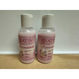 satin smooth skin nourisher lotion 4 oz (2 bottles)