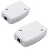 2 x Junction Box Connection Box Cable Connector - 3-Pin