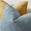 JUSPURBET Light Blue Chenille Throw Pillow Covers 22x22 inch Set