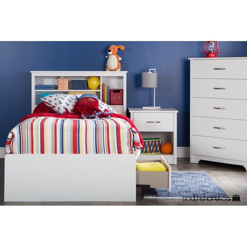 South Shore Furniture Fusion Dresser, Pure White