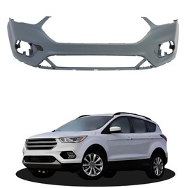 labwork Front Bumper Cover without Sensor Holes Replacement for 2017-2019 Escape GJ5Z17757APTM