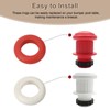 16 Pack Small Bumper Pool Rubber Rings,Bumper Pool Table Replacement