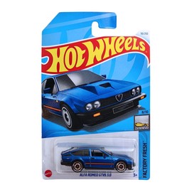Hot Wheels - Alfa Romeo GTV6 3.0 - Factory Fresh 8/10 - HTF13 - Short Card - Blue Metallic - Mattel 2024 - 1:64