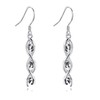 DNA Earrings Sterling Silver DNA Dangle Earring Science Earrings Music