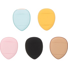 TIDTALEO Mini Borlas para Uso Húmedo Lavables Juego de 5 de Poliuretano Hidrofílico Color Aleatorio para Polvos Faciales en Maquillaje Profesional