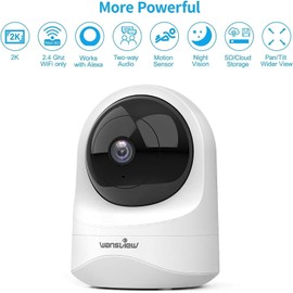 Faleemi Baby Monitor Camera, 1080 Wireless Security Camera for Home, 2 Way Audio (FSC886W)