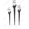 VCT 3-Pack Adjustable Construction Spud Wrench Set 10", 12", and