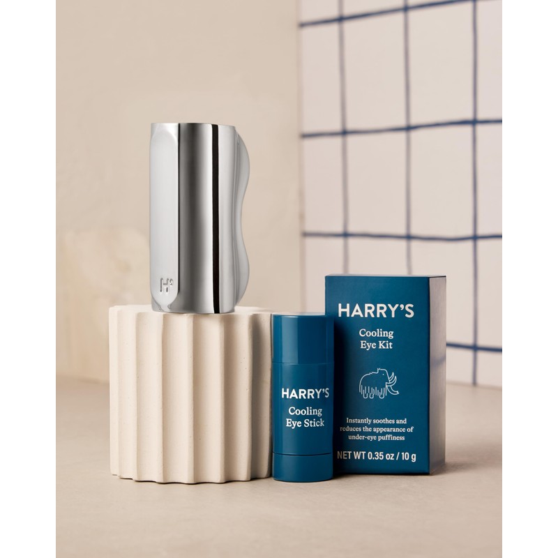 Harry's Cooling Eye Kit for Men - Gua Sha Depuffing