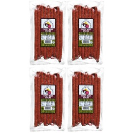 Gardner's Wisconsin Cheese, Meat Sticks (1 Ounce Sticks, Pack of 4) - Spicy Beef Flavor, Low Carb Snack, Does Not Require Refrigeration