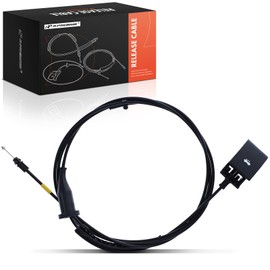 A-Premium Front Hood Latch Release Cable with Handle Compatible with Dodge Charger & Chrysler 300, 2011-2021, 104 Inch