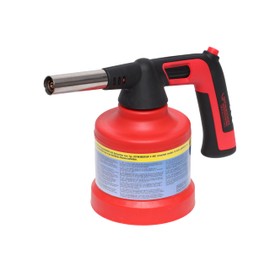 ROTHENBERGER Industrial Blowtorch RS 200 Piezo | 180° Rotation | Overhead Operation | Powerful Soldering Torch with | Ideal for Soft Soldering, Defrosting, Repair Work | Robust Housing 1500004679
