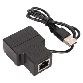 Ethernet Splitter 100M 1 to 2 Gold Plated Pin Shielded Layer Strong PVC LAN Splitter for ADSL Hub Switcher TV Router