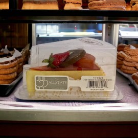 Patisserie Decorative Cheesecake Slice 5” W/Kiwi Strawberry Faux Movie Prop Bakery Display