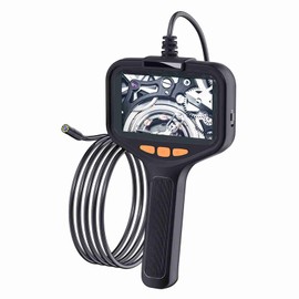Endoscope Camera with Light, HD 1080P Borescope with 4.3'' Screen 8 Adjustable LED Lights, Inspection Camera with 16.4ft  Cord