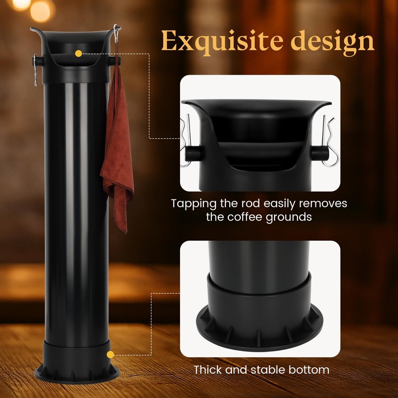 Espresso Coffee Knock Box, Bring 30 Dedicated Garbage Bags and