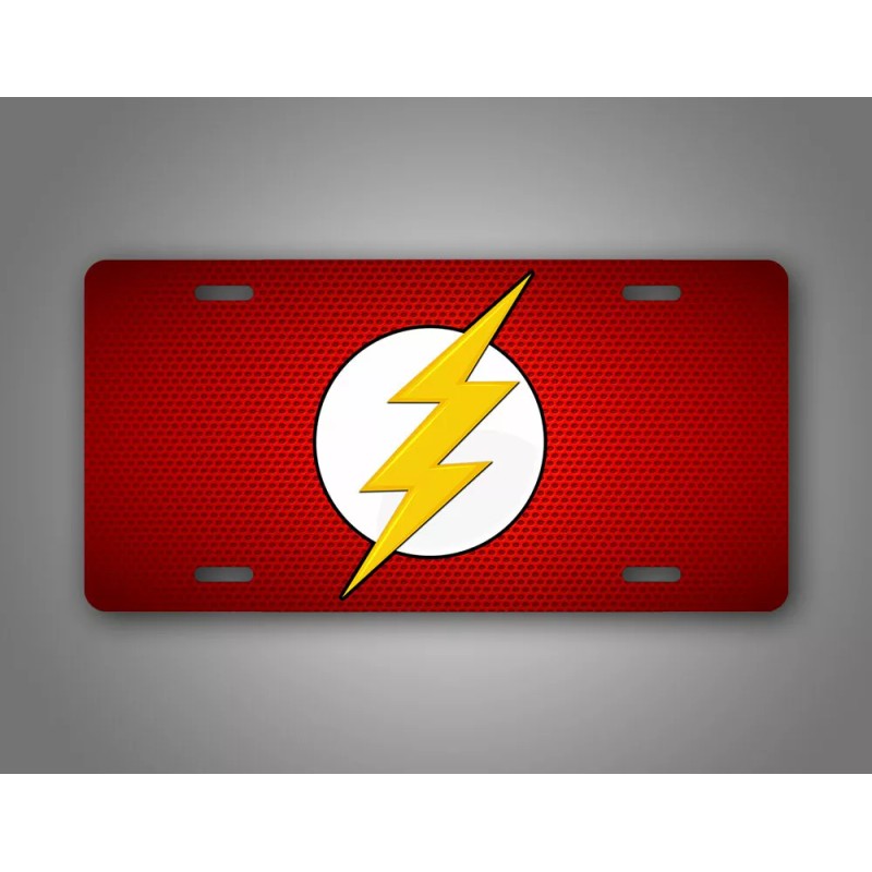 SignsAndTagsOnline.com The Flash Lightning Bolt License Plate Thunder Strike Auto