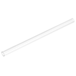sourcing map Rigid Round Clear Tubing 11mm(7/16") ID x 14mm(9/16") OD x 0.8Ft(250mm) Length Plastic Tube
