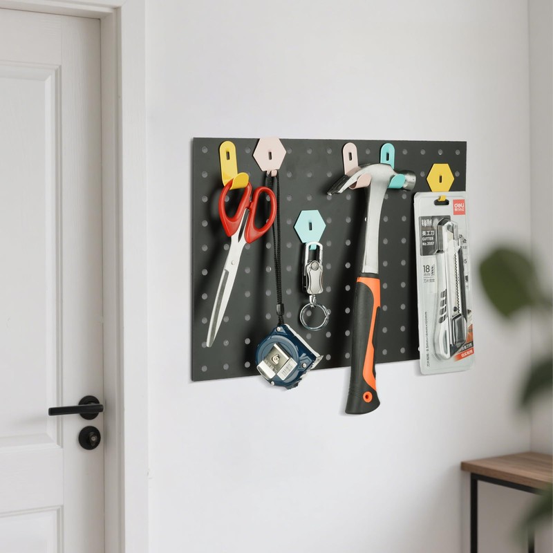 IWTTWY Tool Wall Perforated Metal Tool Holder Wall Garden Tool