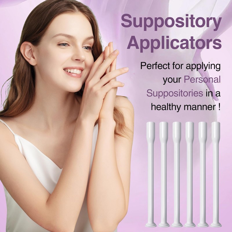 Dizzily 30 Pack Disposable Vaginal Suppository Applicators for Women, Individually