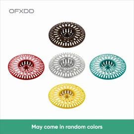 Drain Cover Kitchen Sink - Plastic & Stainless Steel Sink Strainers Set of 3 - Hair Drain Catcher Bathtub 2.75 & 2.36 & 3.10 Inches