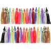 50PCS/100PCS Soft Plastic Octopus Fishing Lures Squid Skirts Jig Lure
