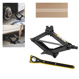 Scissor Jack 2 Ton(4409 lbs) Car Jack Stand Kit, Heavy-Duty Scissor Jack for Car Lifting, Portable Tire Jack Kit with Lug Wrench Tire Repair Kit for Cars/Pickup Trucks
