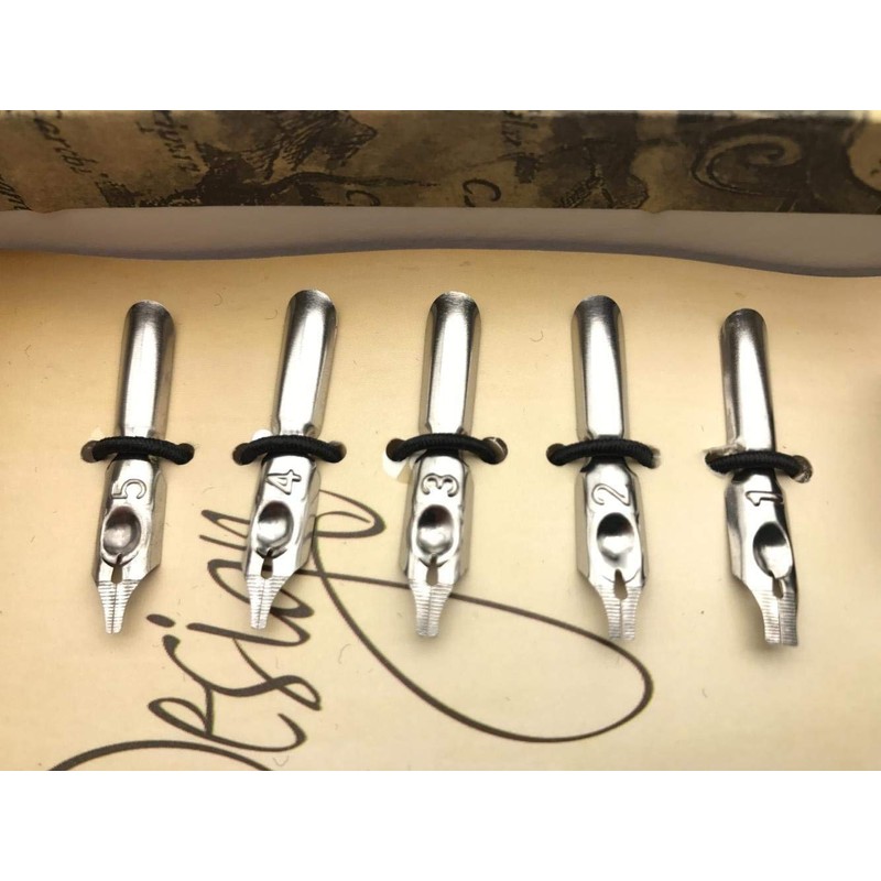 Calligraphy Pen Set Writting Quill Feather Pen 100% Hand Craft