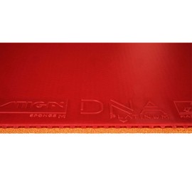 STIGA 1712050521 Table Tennis Rubber, Tension Type, Soft Backing, DNA, Platinum, M, Red, Extra Thick