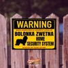Bolonka Zwetna Dog Sign Warning Security System Door Sign Dog