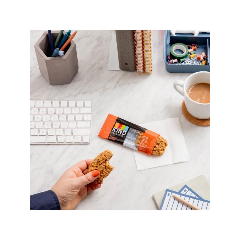 KIND Breakfast Bars, Peanut Butter, Healthy Snacks, Gluten Free, 5g