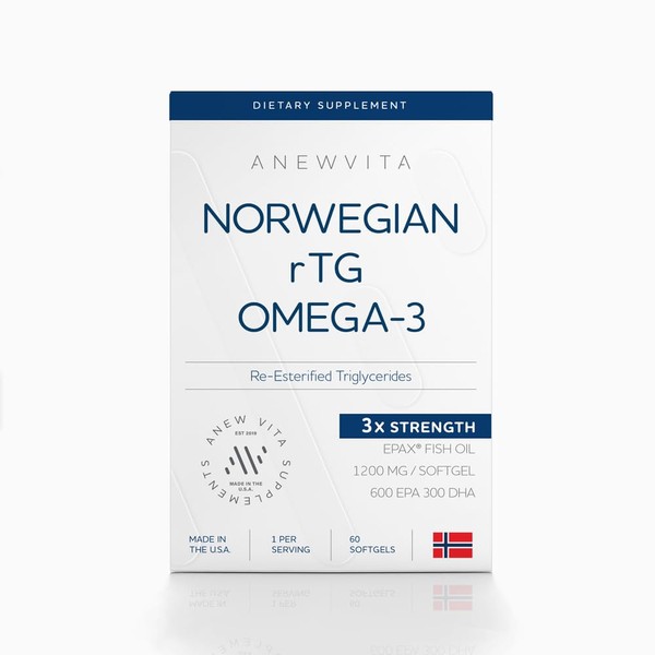 Norwegian rTG Omega 3 Fish Oil for Brain & Heart