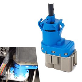 FEDOEY 1 PC Brake Light Switch, 4-pin Brake Light Switch Replacement, Compatible with Ford F-150 F-250 F-350 Focus/Mazda 2 3 5 6/Lincoln MKC MKT OEM: 4838697/8T4T-9G854-AA (Blue)