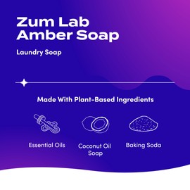 Indigo Wild Zum Laundry Soap - Plant-Based Liquid Laundry Soap - Amber - 64 fl oz