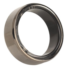 Jectse Smart Ring Health Tracker, for JYouPro App, IP68 Waterproof, Portable, Black Ceramic Stainless Steel, Lightweight Sleep Quality Tracker Ring for Android and (9)