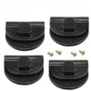 4X Black Side Battery Cover Clips Mount Clamp Compatible with