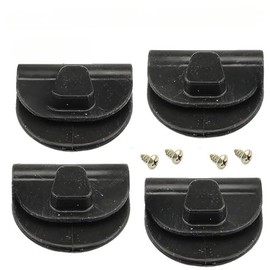 4X Black Side Battery Cover Clips Mount Clamp Compatible with Har ley Sportster XL883 1200 48