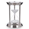 60 Minute Hourglass Sand Timer with Metal Frame, Big Size