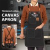 Thickened Canvas Apron Bike Maintenance and Repairing Apron Carpentry Craftsman