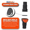 SEAFLO Inline Straight 1-1/4"-1½" Quick Disconnect Non-Return Check Valve-Inlet/Outlet fits