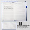 KaiRuiYing Lined Journal Notebook with Pen Holder, 160 Pages, 5.5''