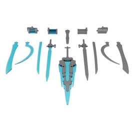 30MM Customized Weapons (Energy Armed) Color Coded Plastic Model