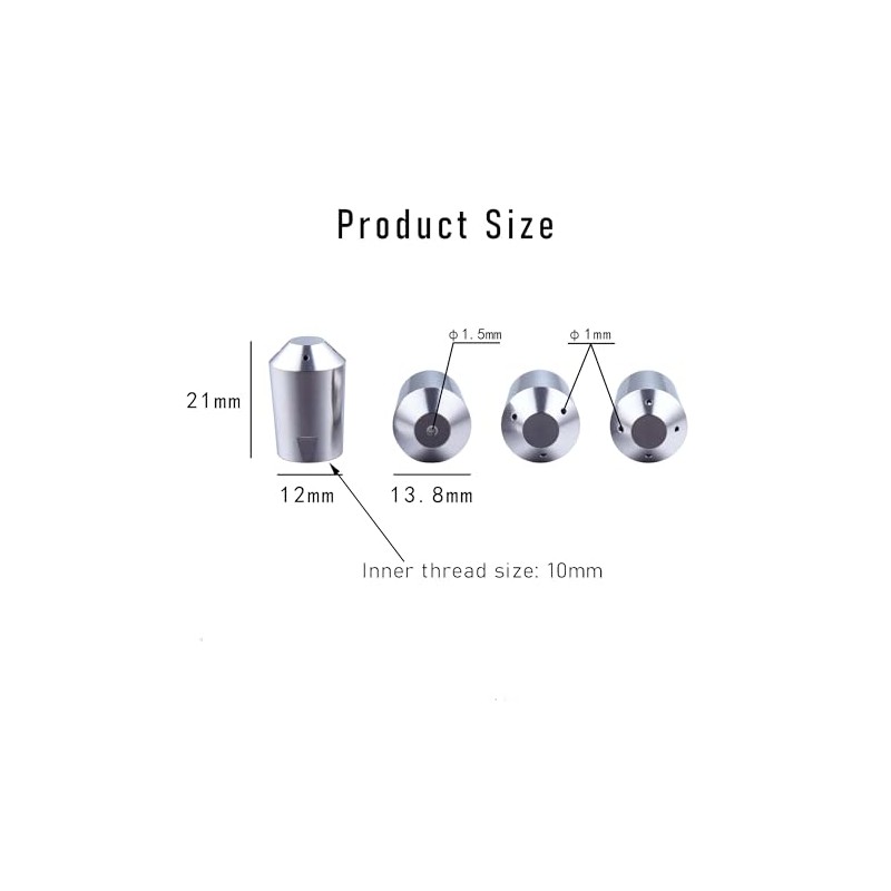LAUCIPPOS Steam Tip for Rancilio Silvia & Silvia Pro X,