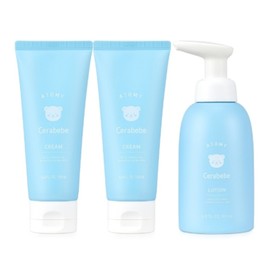 Atomy Cerabebe Cream 100ml x 2 + Lotion 200ml / 애터미 세라베베 크림 100ml 2개 + 로션 200ml