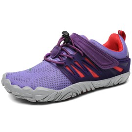 SAGUARO Boys and Girls Barefoot Shoes, Breathable Bathing Shoes for Children UK Size 7–4, Purple