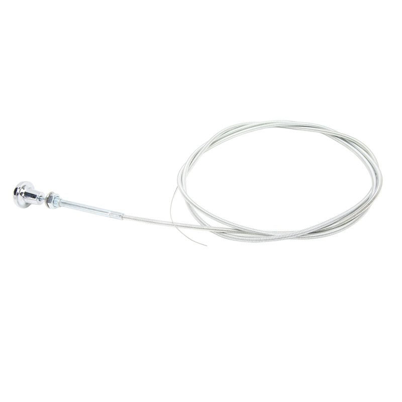 Choke Cable Stainless Steel and Chrome 1.8M Universal Choke Cable